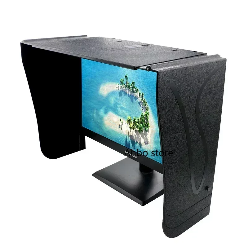 Desktop Computer Monitor Sunshade, Sunshade, 17-27 Inch Screen Width Adjustable, Manufacturer's Direct Sales