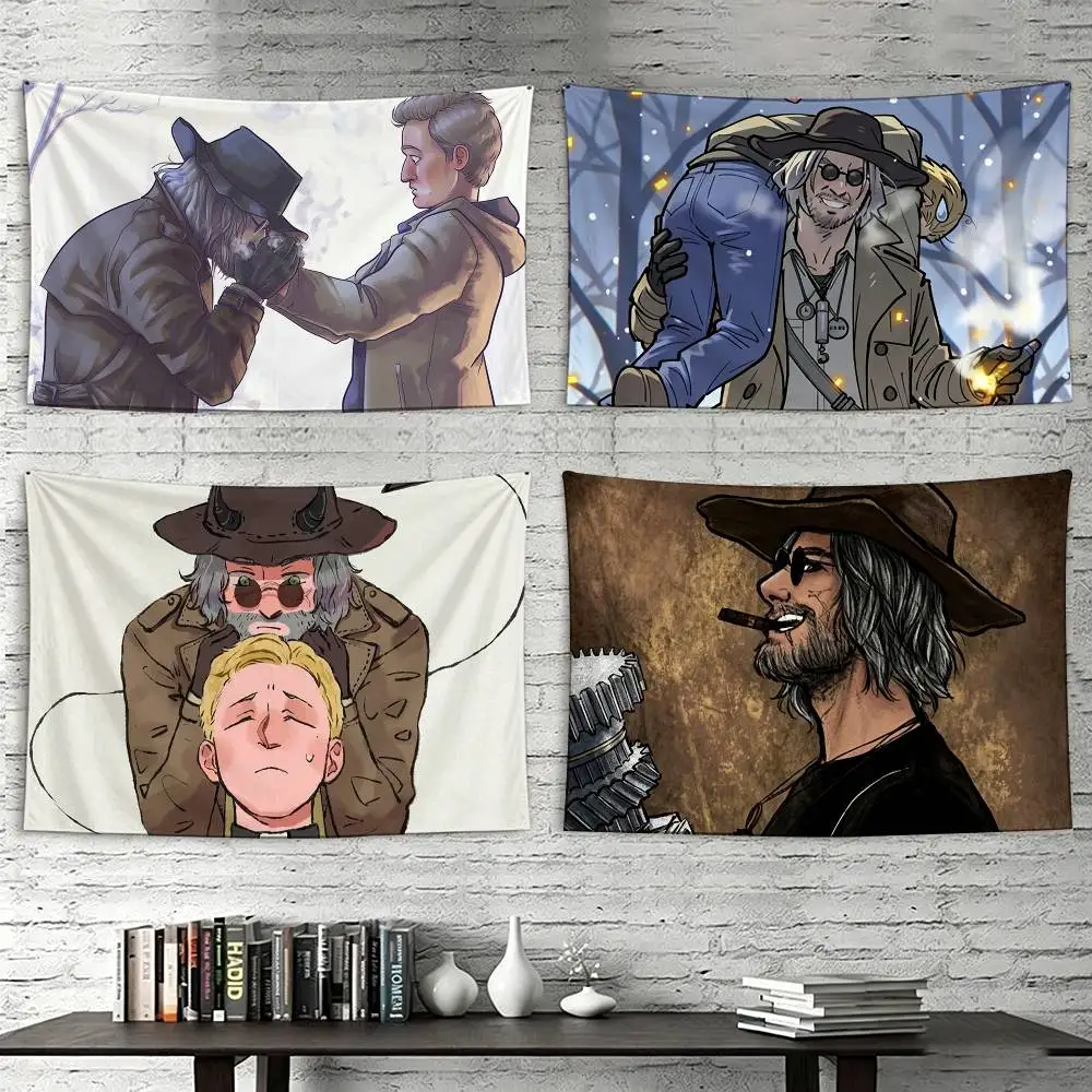 Karl Heisenberg Ethan Winters Wintersberg Flags Wall Hanging Tapestry Outdoor Garage Room Decorative flag Background Blanket