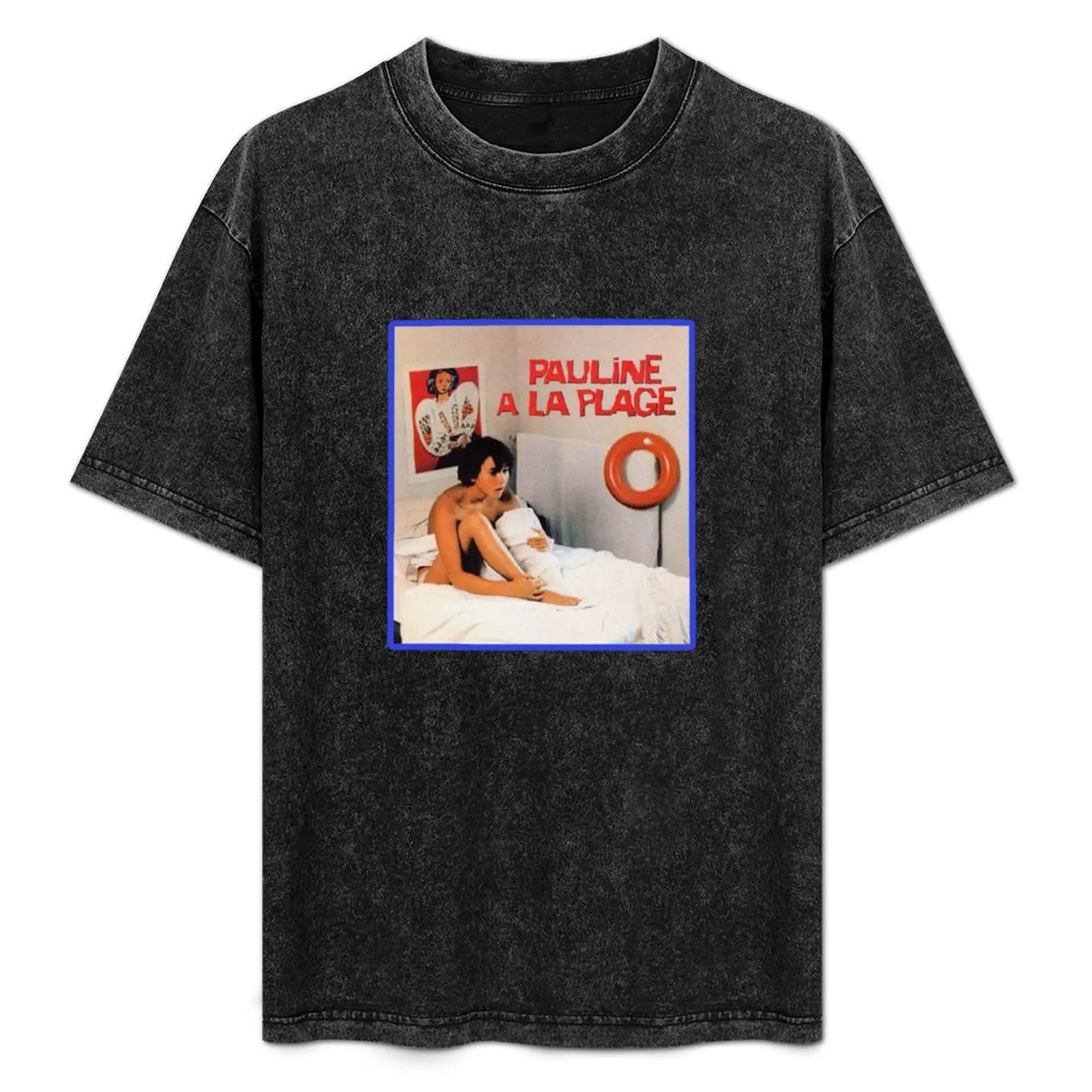 

Pauline at the Beach T-Shirt Basic Comfort Fit T-Shirt for Men