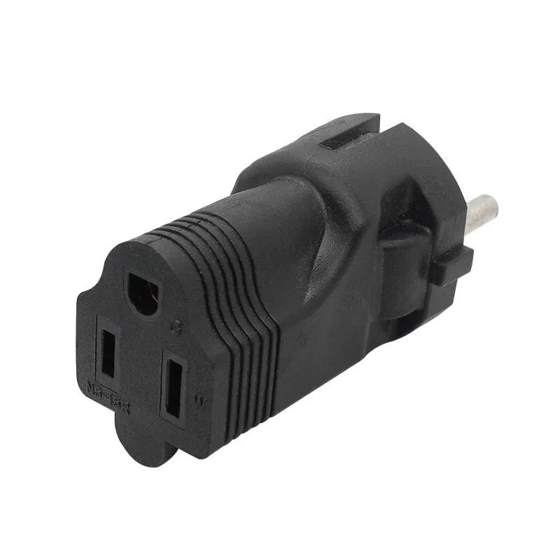 Niemcy francja Travel Adapter wtyczki zasilającej (typ C) USA NEMA 5-15R gniazdo do ue Schuko konwerter zasilania 16A 250V Indust