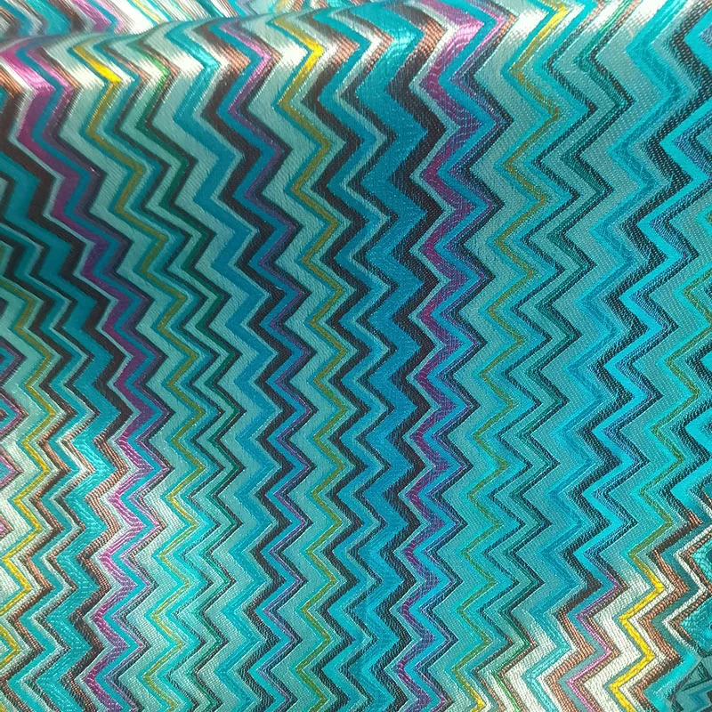 HLQON 90x100cm High quality Metallic Jacquard Brocade Fabric, jacquard yarn dyed fabric for clothing,bedding,bag,curtain