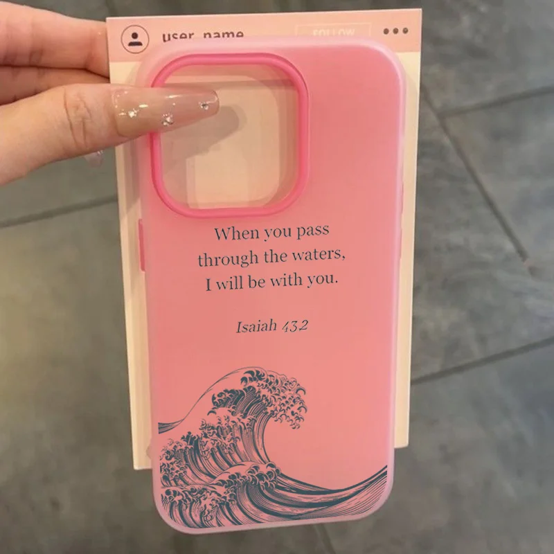 Blue Ocean Wave Pattern Phone Case for Samsung Galaxy S25 S24 FE S23 S22 Ultra Plus A56 A36 A16 A06 A54 Shockproof Soft Cover product photo