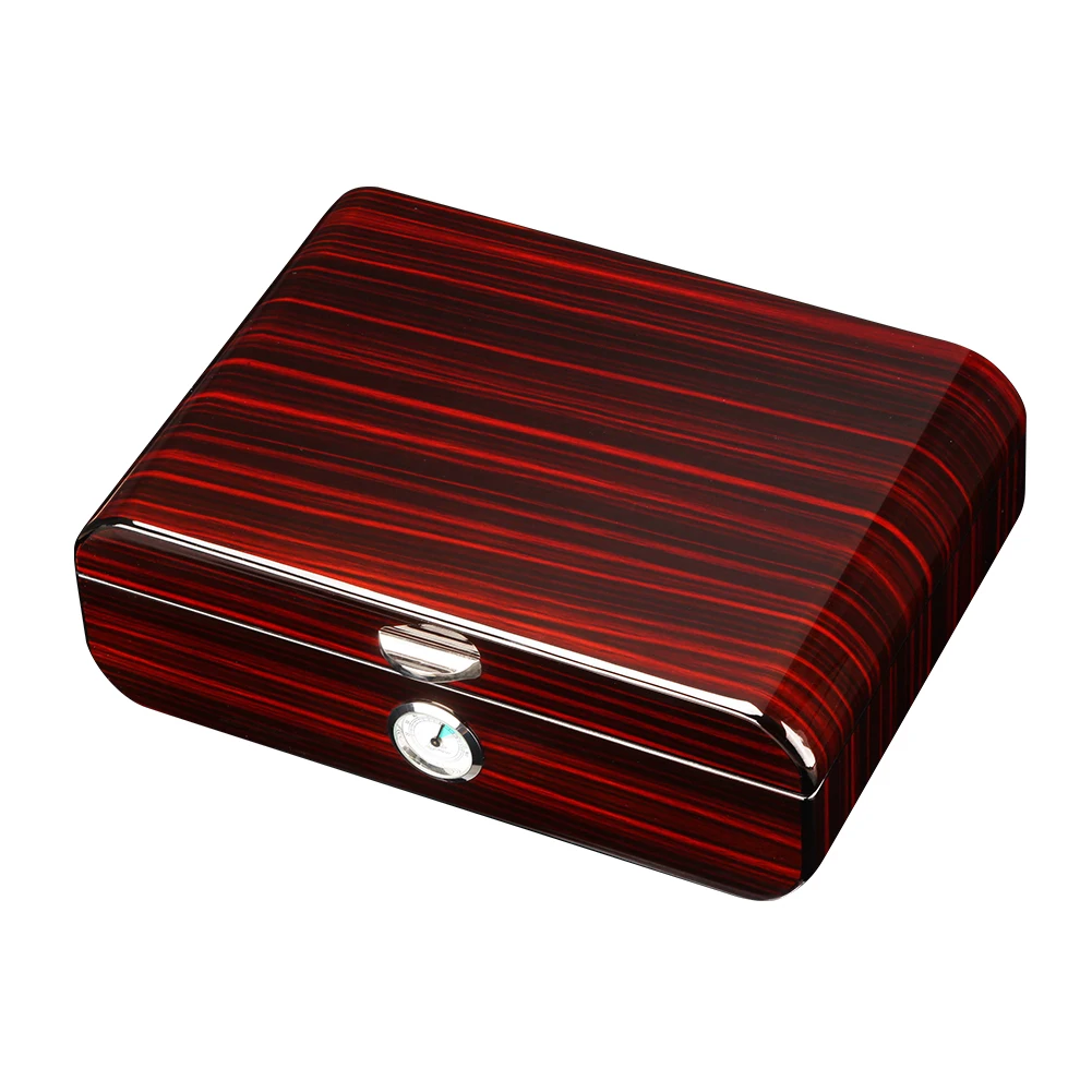 Cedar Wood Humidor Home Storage Cigar Box With Hygrometer Humidifier Travel Cigar Case