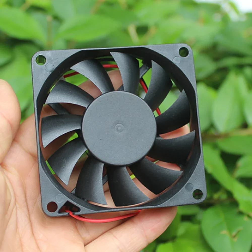 DC 12V 3W Cooling Fan with Removable Cover DC 3V-18V Computer Fan 3D Printer Parts 7015 Fan Cooler