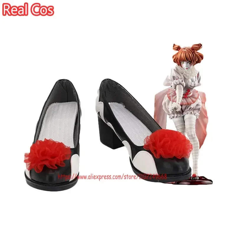 

RealCos The Clown Cosplay Shoes Boots Halloween Party Costume Accessories Custom Made