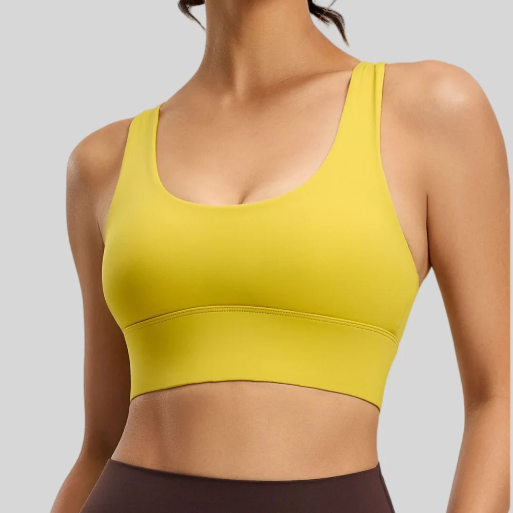 Breathable Sports Bra Anti-sweat Fitness Top Seamless Yoga Bra Shockproof Crop Top Women Push up Sport Bra Gym Workout Top