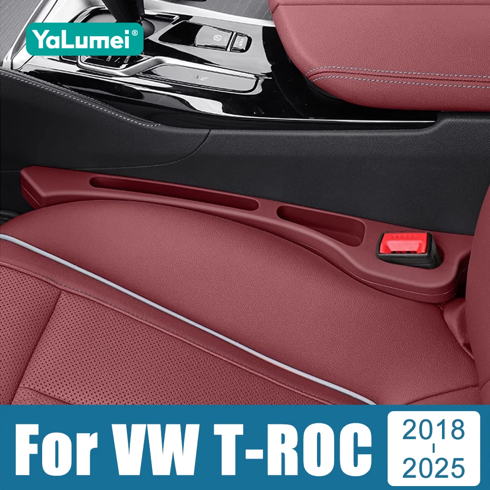 

For Volkswagen VW T-ROC TROC 2018 2019 2020 2021 2022 2023 2024 2025 Car Seat Gap Anti-leak Stopper Strip Storage Organizer