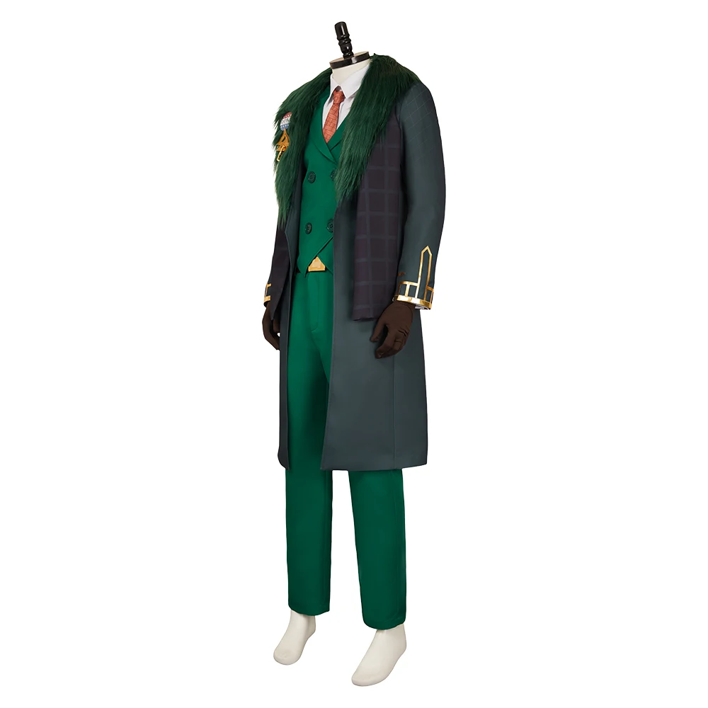 Aature Ius M. Costume de Cosplay de Loki pour Adulte, Accessoires de Déguisement de Carnaval d'Halloween, Cadeau