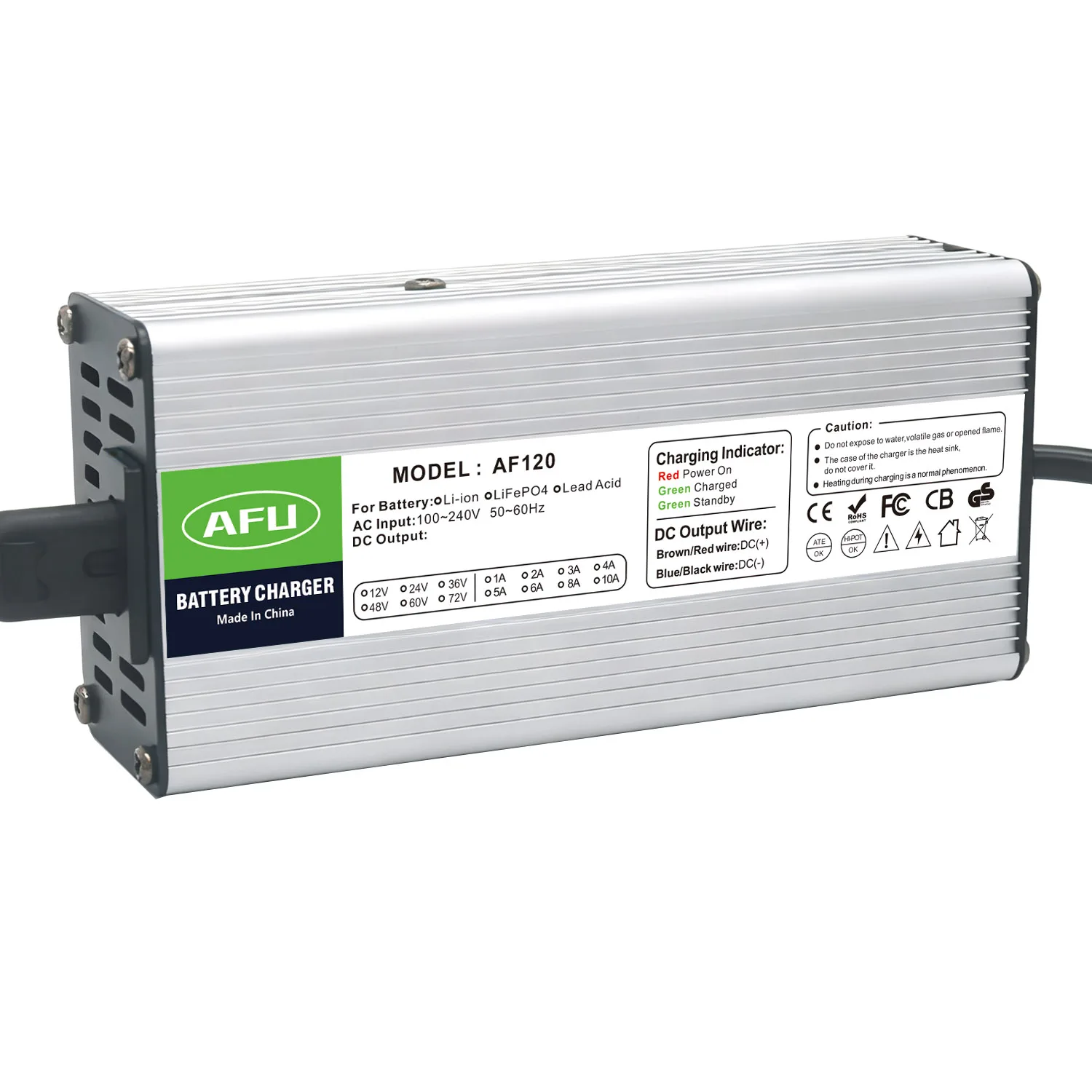58.8V 2A Li-ion Battery Charger Usd For 14S 51.8V 52V Li-ion Battery Charger With Cooling Fan