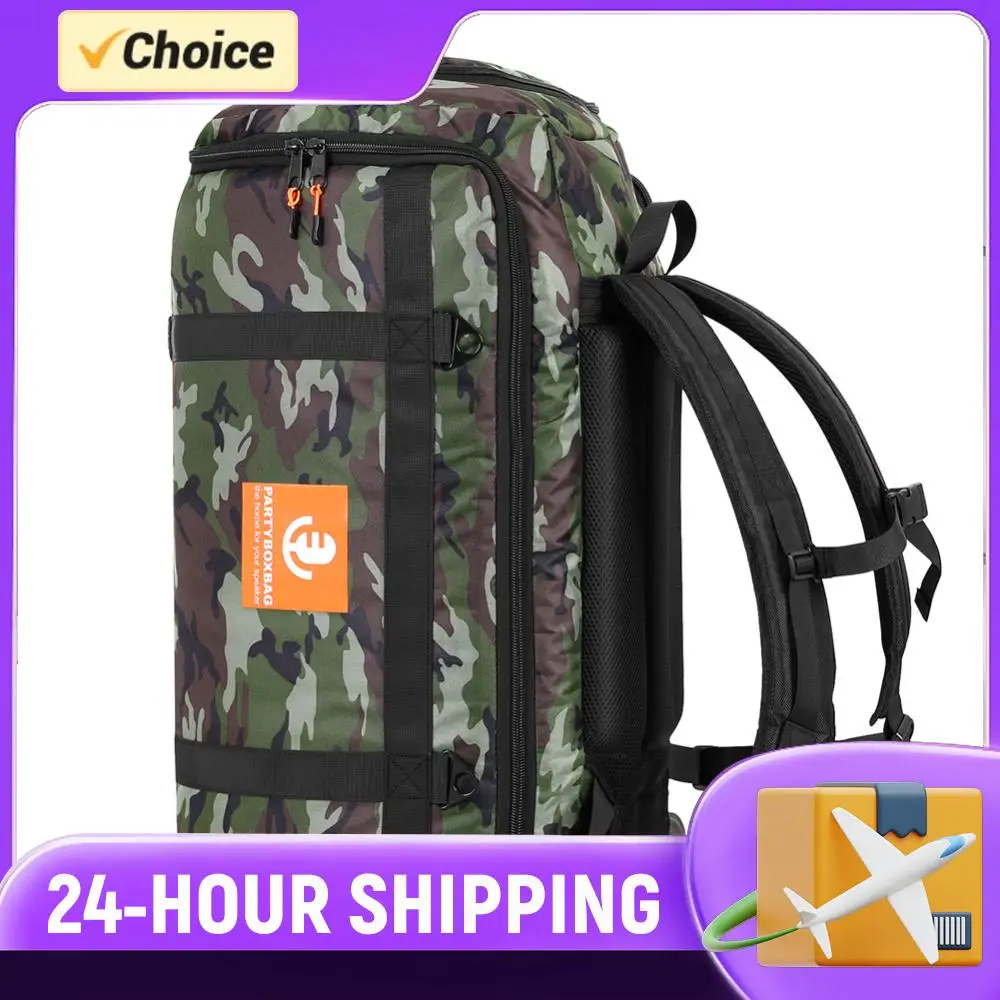 

Speaker Bag Travel Case Shockproof Portable Speaker Carry Tote Bag Backpack Drop-Proof Protective Bag for JBL Partybox Stage 320