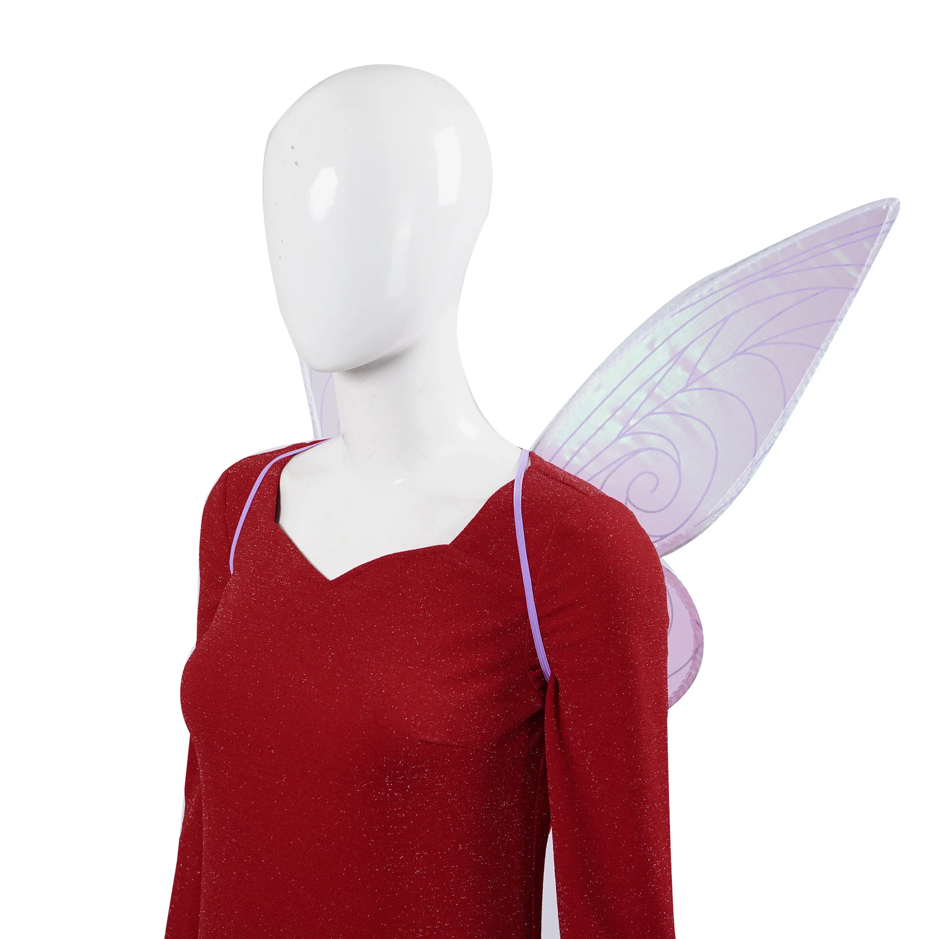Film Shrek Costume Cosplay Fata Madrina Abito rosso per donne adulte Carnevale di Halloween Travestimento spettacolo teatrale