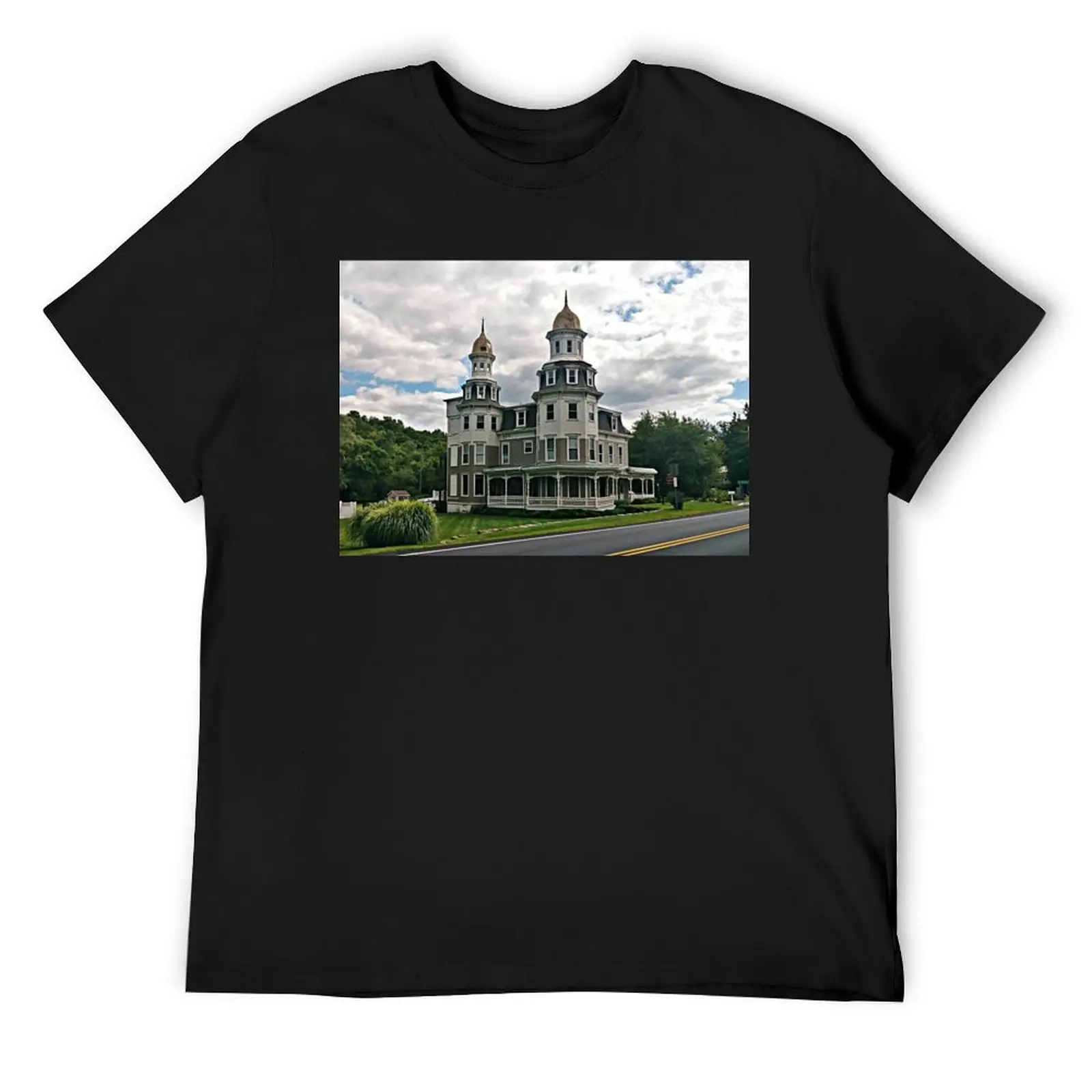 The Hainesburg Mansion, built in 1828 T-Shirt sports fans graphic t shirts plus size tops vintage clothes outfits for men