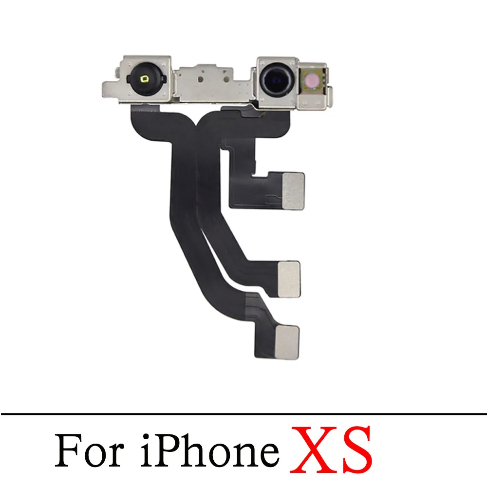Front Camera  For iPhone X XR Xs Max Face Camera With Proximity Sensor Flex No Face ID Phone Parts Replacement image 5