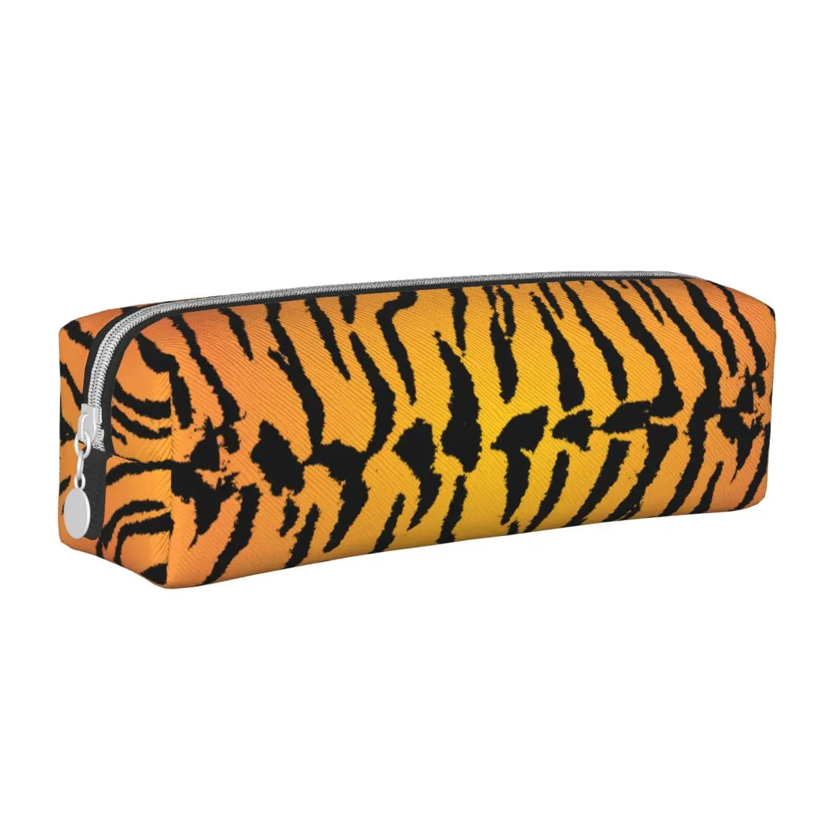 Tiger Stripes Animal Fur Printing Pencil Cases Pencil Box Pen for Student Large Storage Bag Office Cosmetic Stationery