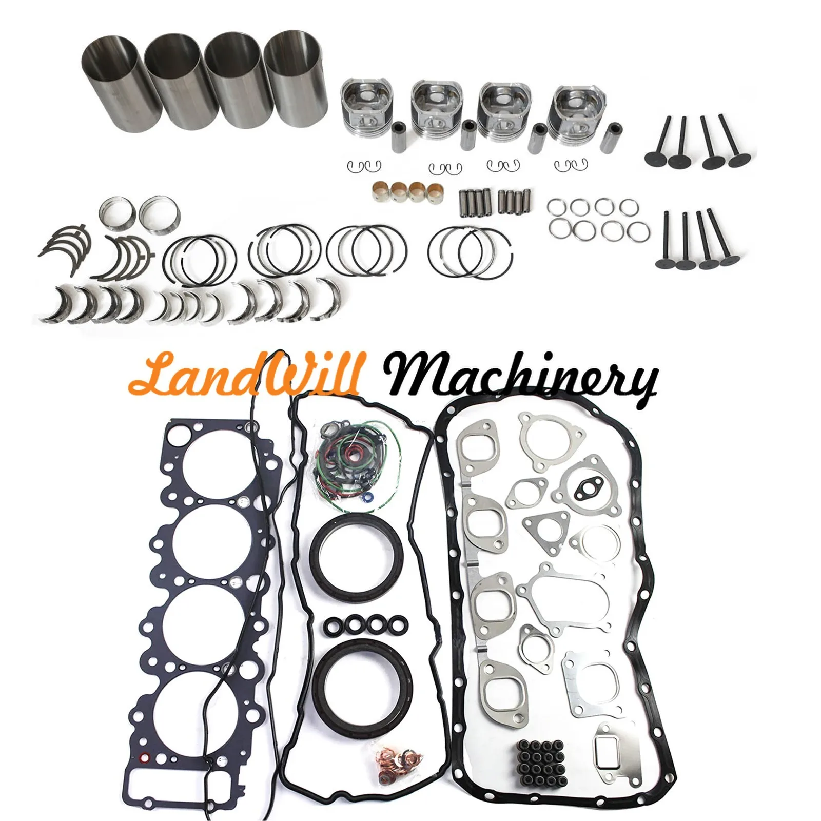 4HK1 Engine Overhaul Rebuild Kit Fits Hitachi Excavator ZX210-6 ZX240-3 ZX240-3