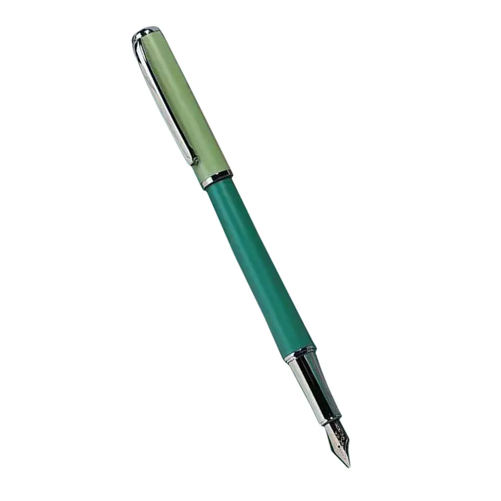 

1pc Calligraphy Pen Fine Workmanship Smooth Writing For Students School Office Use Metal Ink Pen Stationery Supply