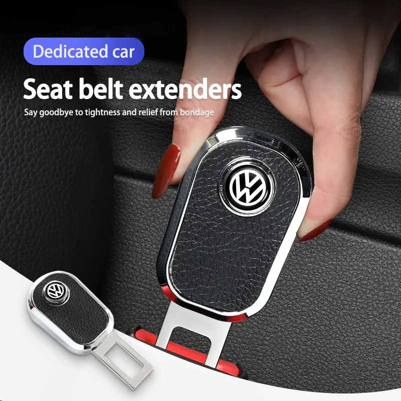 Car Seat Adjustable Extension Clip Safety Belt Buckle For Volkswagen VW Scirocco Jetta Beetle Golf 4 5 6 Passat Polo B5