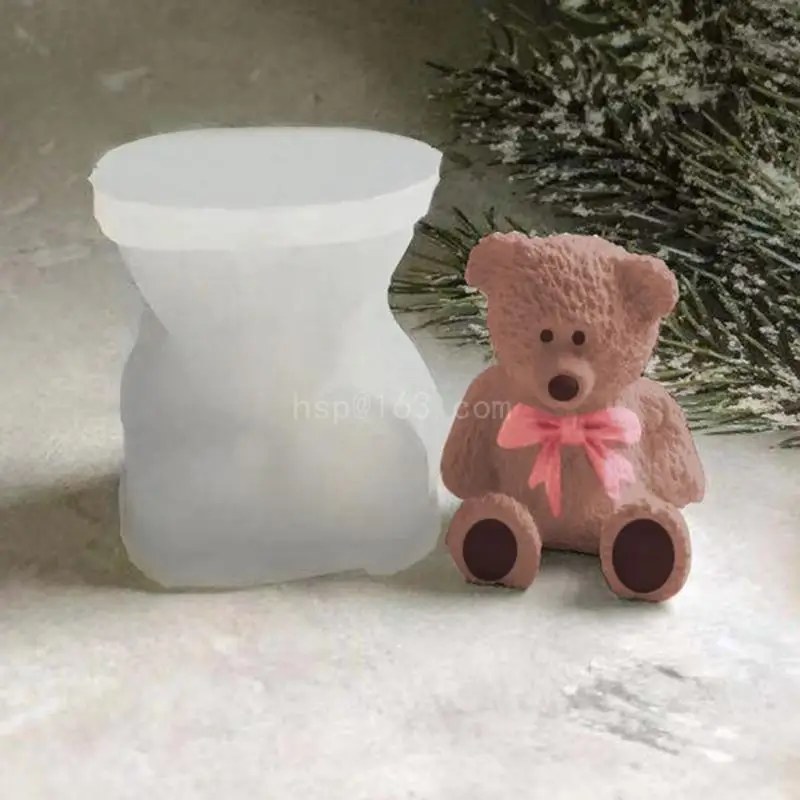 

DIY Bear Ice Cube Epoxy Resin Mold Plaster Casting Silicone Mould