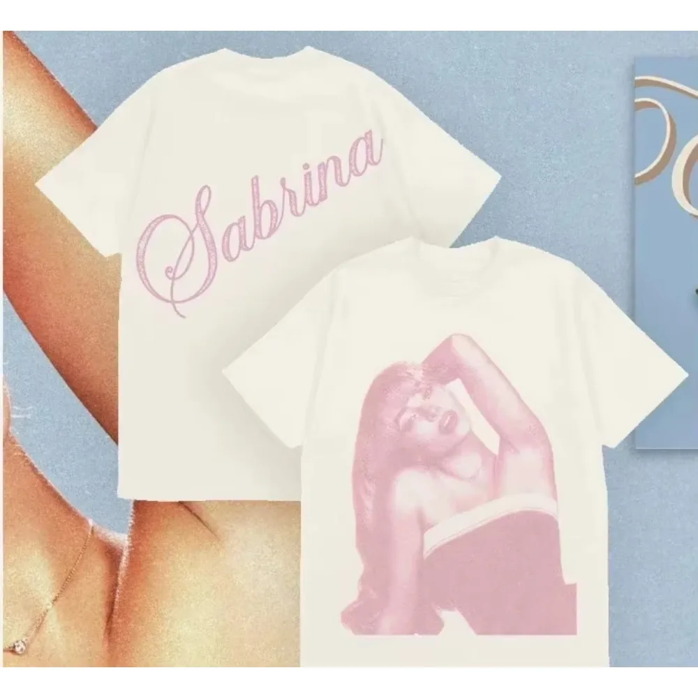 

Sabrina Carpenter T Shirt Women's Vintage Retro Music Tshirt Emails I Can't Send Tour Merch Tees Rock Tees Casual Cotton Clothe