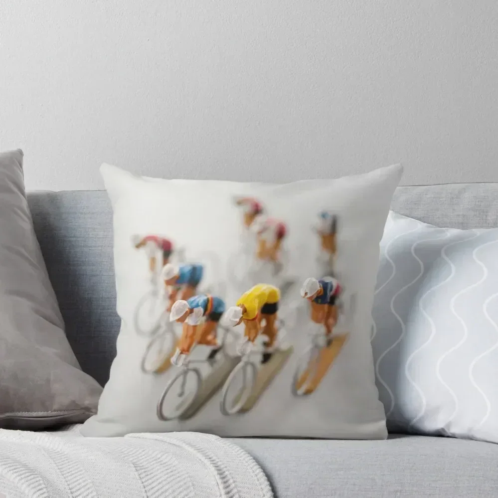 

Cyclists 1 Throw Pillow Decorative Cushions Cushions For Decorative Sofa pillow