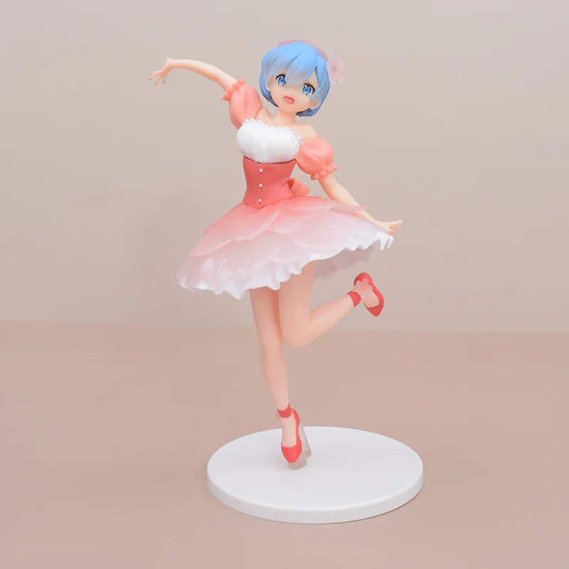 

Anime Character Re:Zero kara Hajimeru Isekai Seikatsu Rem Sakura kimono Car Desktop Ornament Gift Small Figurines & Miniatures