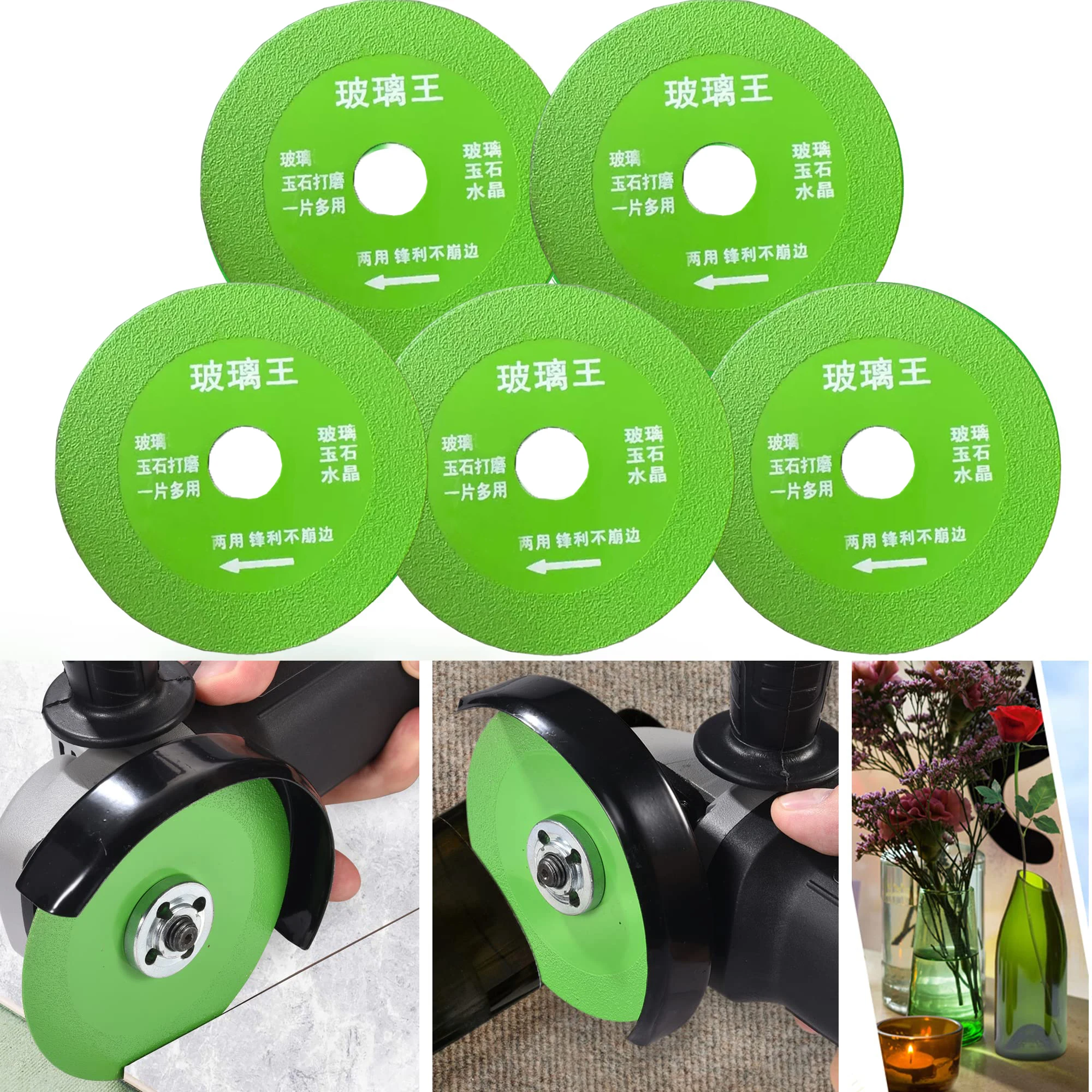 

4 дюйма/100 мм стеклянное блокирующее колесо, пластина для подачи давления, используемая для блокировки и снятия фасок стеклянных бутылок вина, нефрита и криста