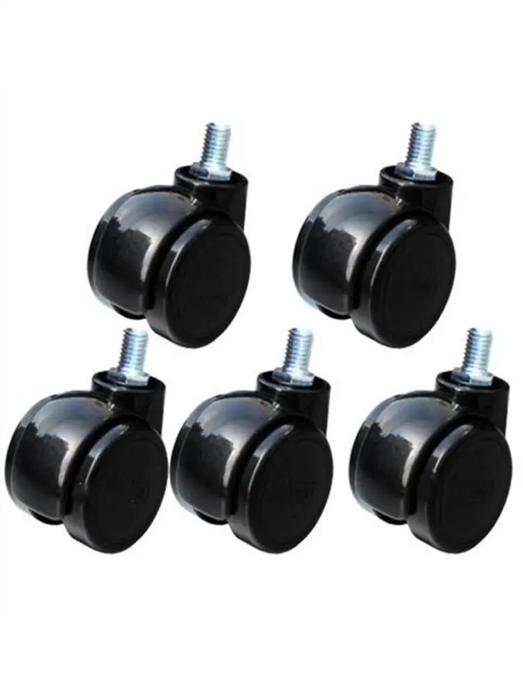 5 Pcs/Lot 2 Inch Computer Chair Caster Universal Wheel Swivel Boss Office Accessories Pulley Silent