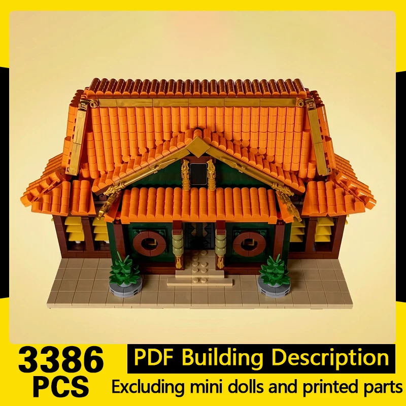 

Popular Anime Model MOC Building Bricks Chinese-Style Tea Shop Modular Technology Gifts Holiday Assemble Children Toys Suit