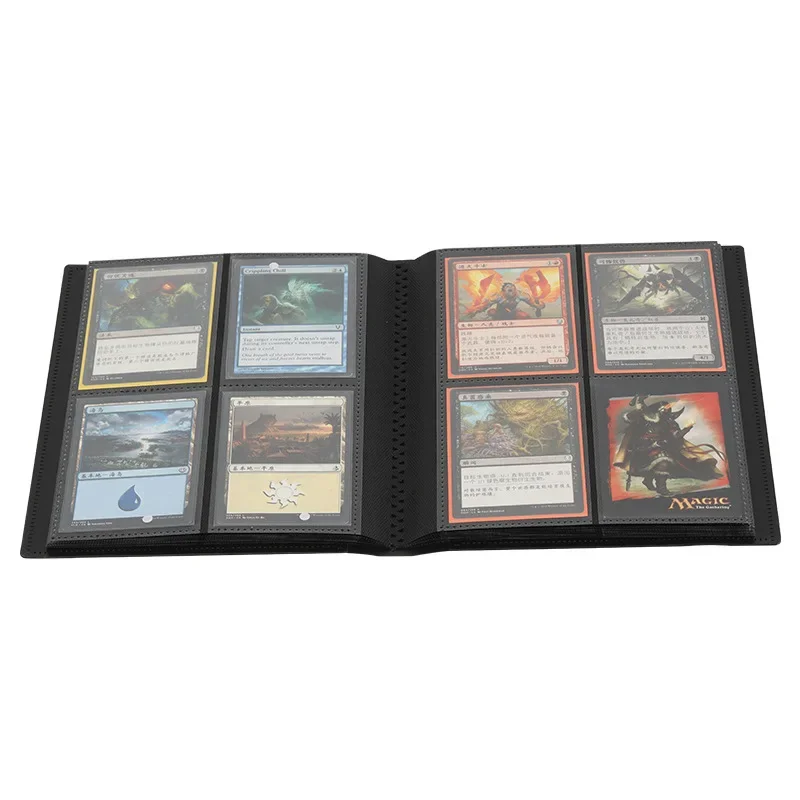 4 Pocket Trading Card Binder with Sleeves Hold 160 Cards in Heavyweight Sleeves Card Album for Baseball Card Pkm Cards TCG