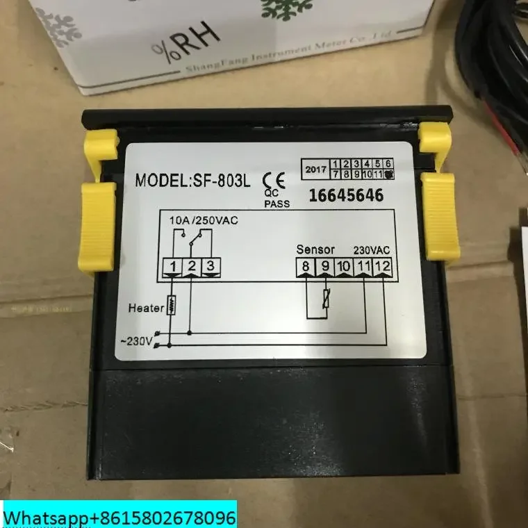 

SF-803 SF-803L Tampilan Digital Thermostat Khusus Pemanasan Kabinet/Taiwan Suhu Controller Aksesoris 230V