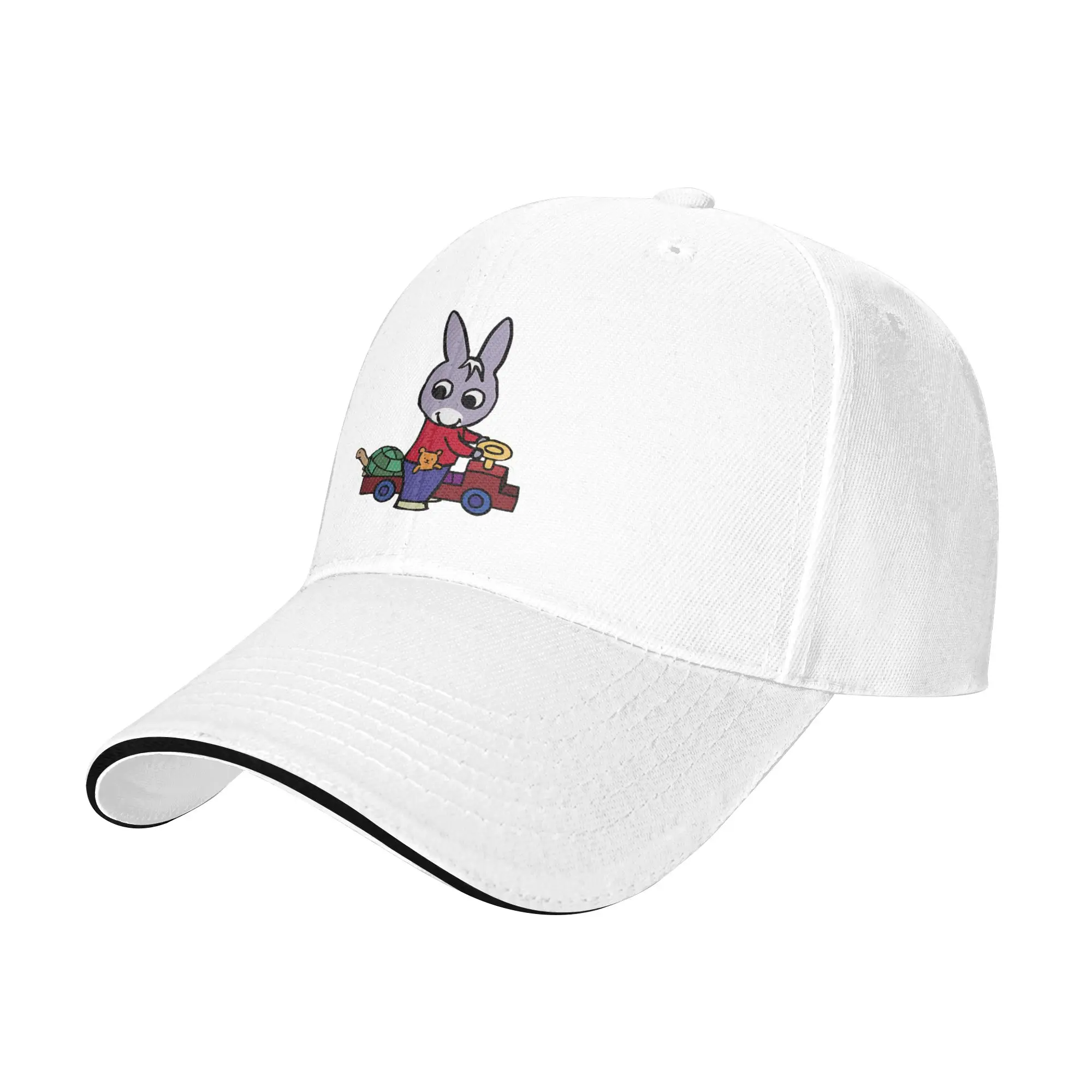 Trotroes Cute Donkey Cartoon Sandwich Baseball Cap Casual Adjustable Learning Adventure Headwear for Men Women Gift Adult Hats