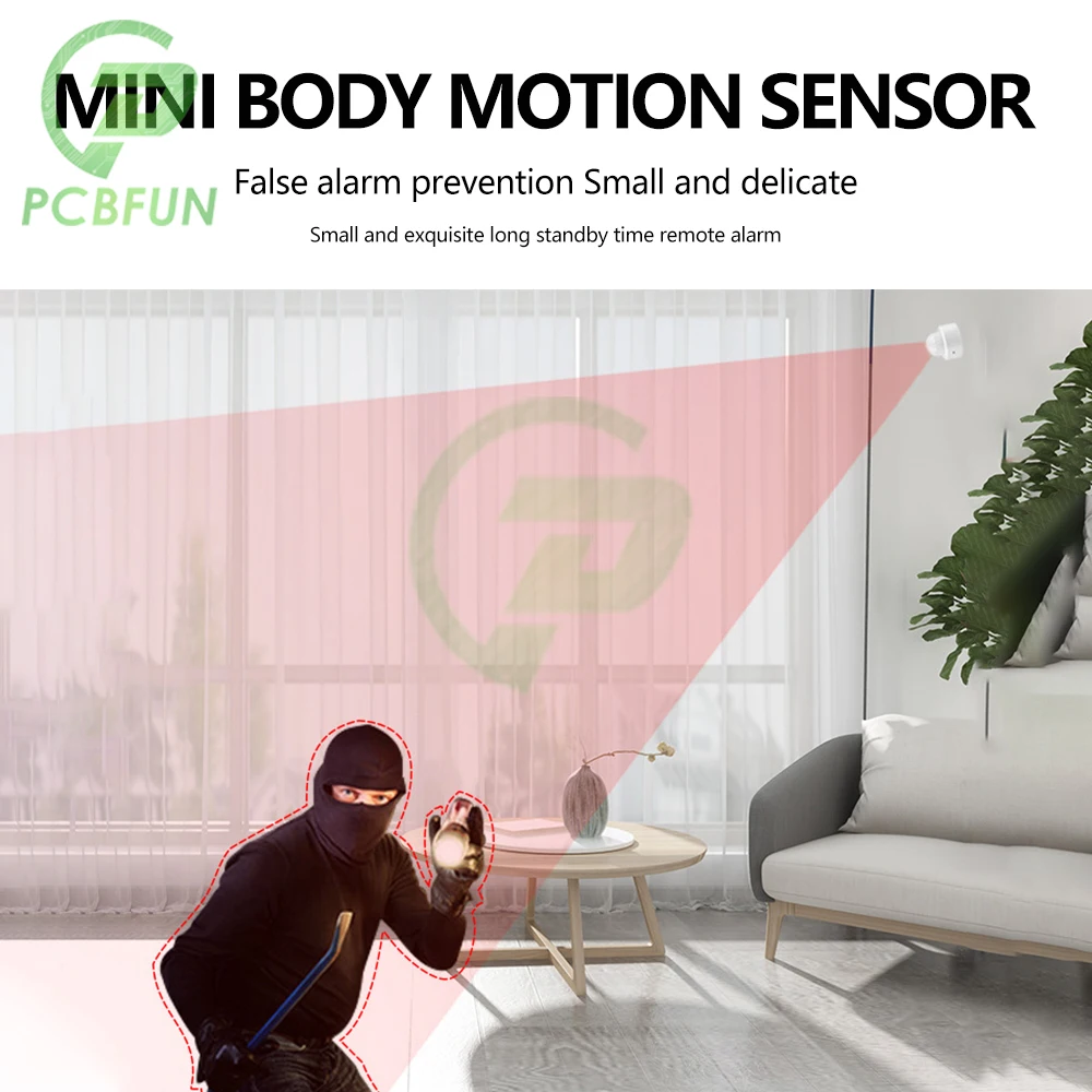 PIR Motion Sensor 2 in 1 Zigbee3.0 Smart Home Human Body Infrared Detector Security Smart Life Work for Alexa Google Home