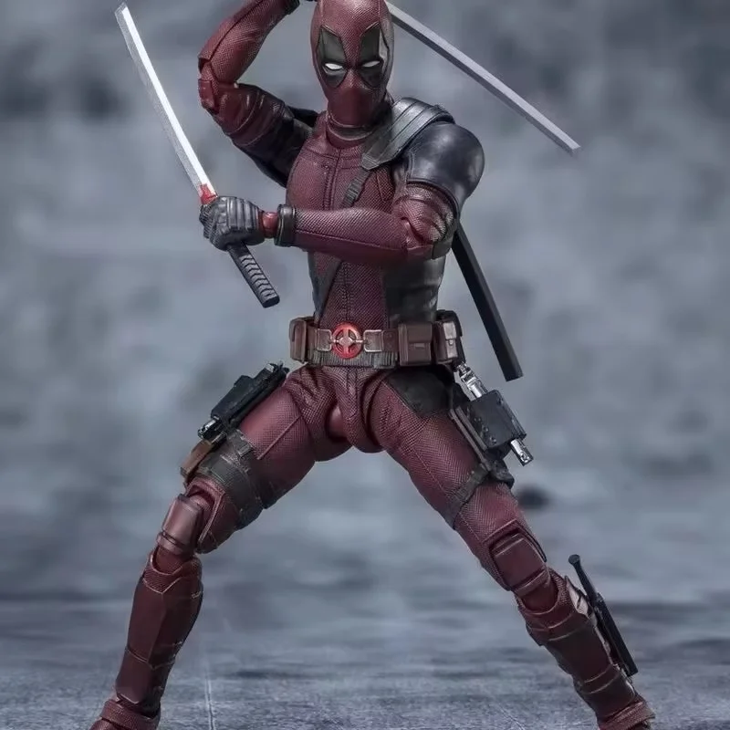 Bandai Deadpool Action Figure Deadpool & Wolverine Shfiguarts Joint Movable New Mutants Wilson Comics Shf Model Movie Toy Gift