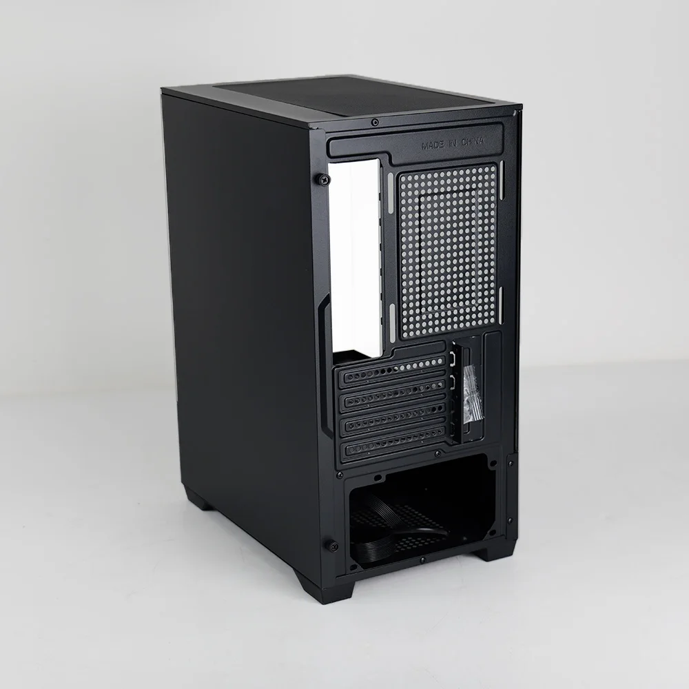 MANMU gehard glas transparante pc-kast kast M-Atx Gaming Rgb-behuizing Desktop Tower computerbehuizing