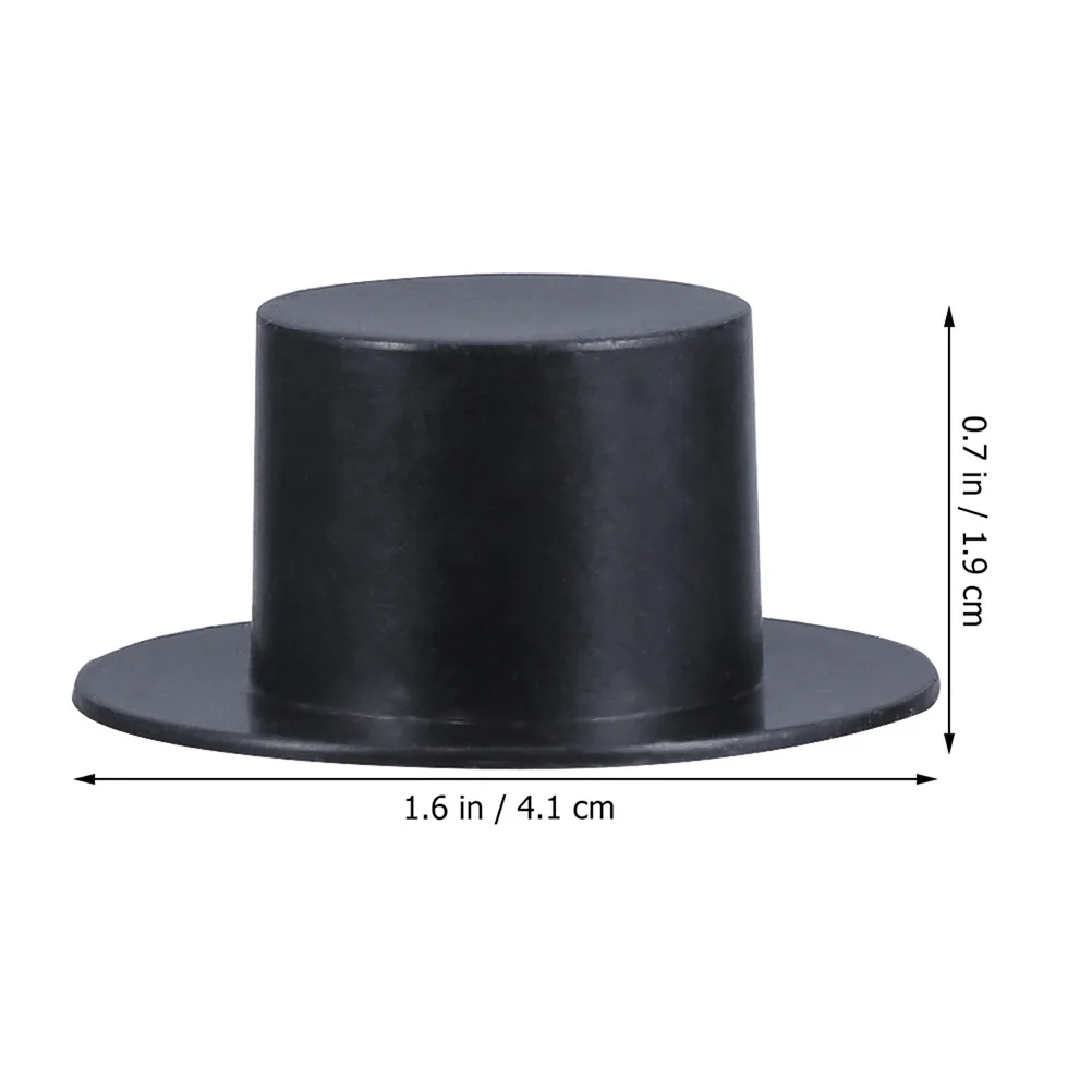 

100 Pcs Mini Clown Hat Decoration Christmas Craft for Crafts Cylinder Small Little Hats Tiny
