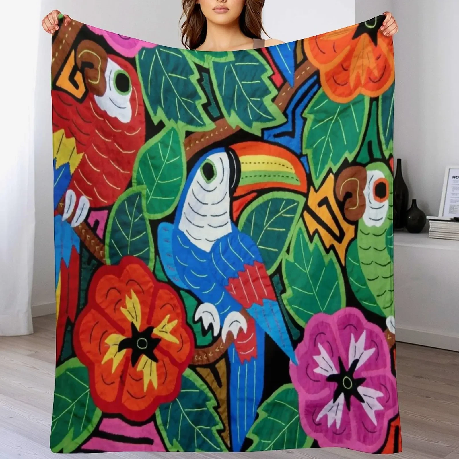 Mola Design Birdies Throw Blanket anime Luxury Brand Luxury Throw Blankets