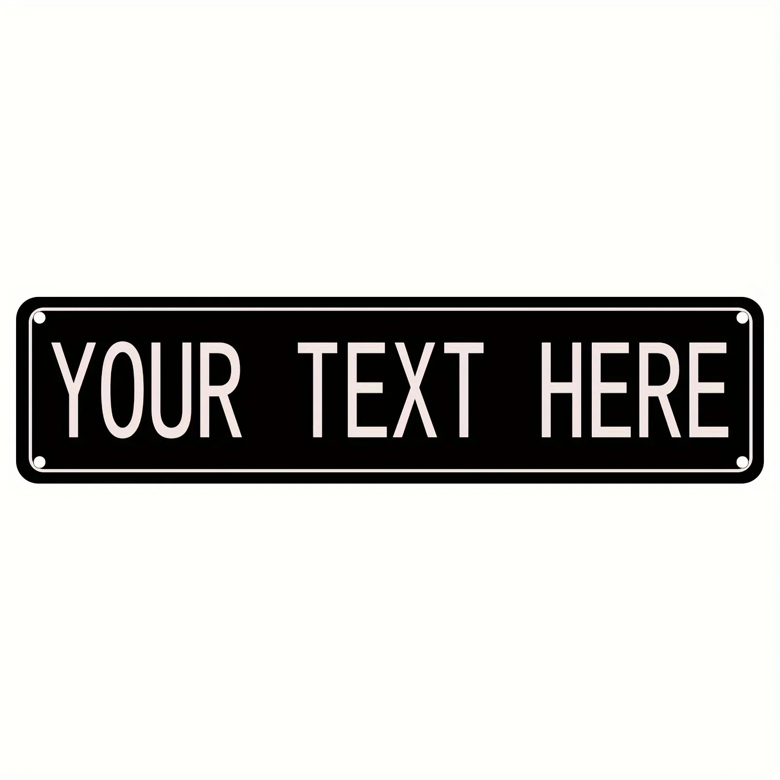 CIFbuy Customizable Personalized Aluminum Novelty Wall Sign,Custom Text Indoor Outdoor Home Vintage Wall Art Decor