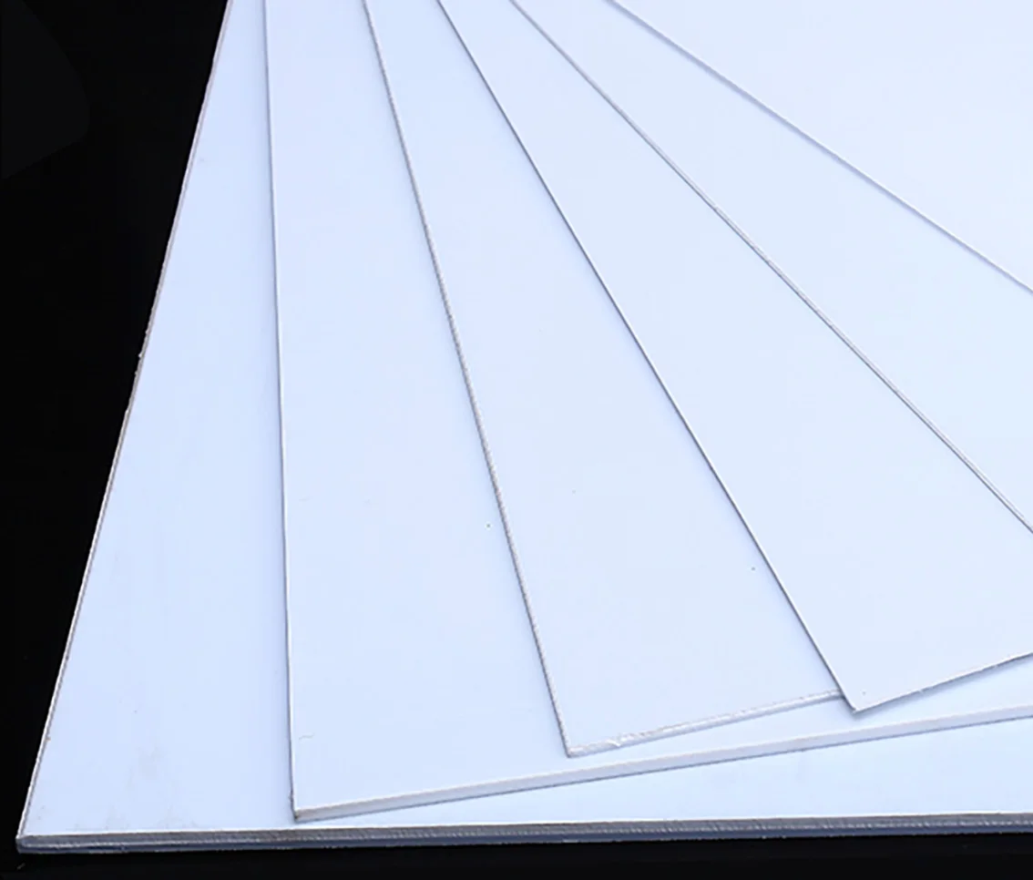 White ABS Plastic Board Thickness 1mm/2mm/3mm/4mm Model Sheet Material for DIY Model Part Accessories