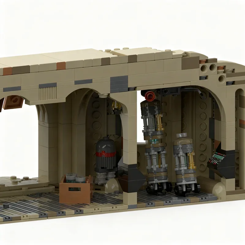 5847PCS MOC Space Battle Watto S Shop Model Creative Building Blocks Assembly Building Blocks Display Birthday Gift Bricks Set