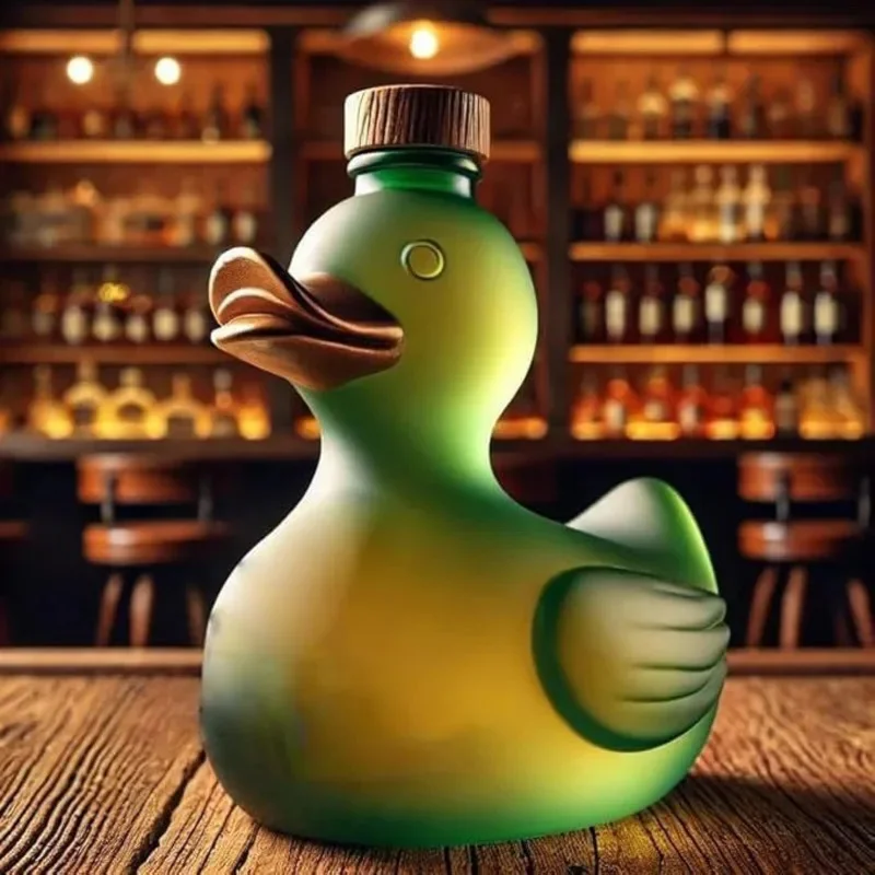 Whiskey Duck Wine Bottle Resin Decanter Gift Decoration Creative Gift Water Container Funny Whiskey Duck Bottle