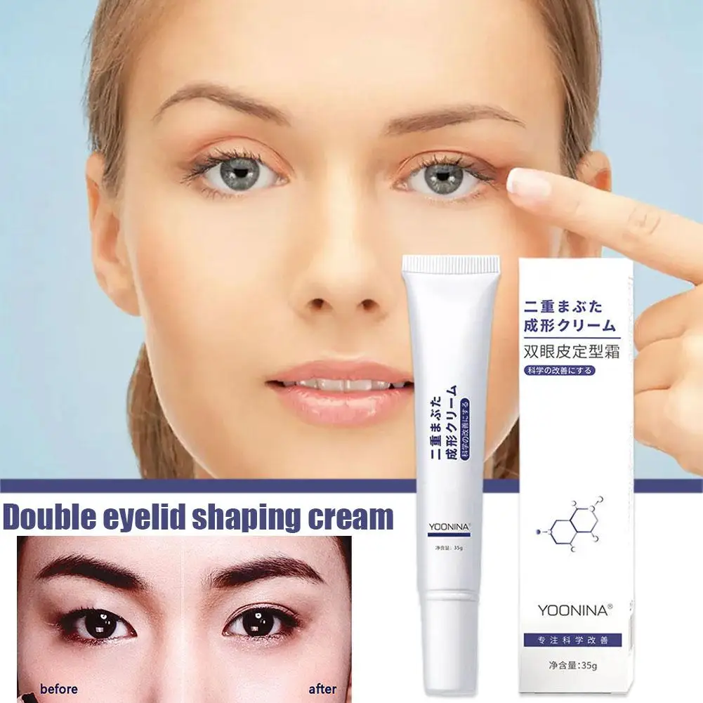 Crème à double paupière saillante, artefact à double paupière, sans marques, outil naturel invisible, crème saillante, soins de la peau des yeux