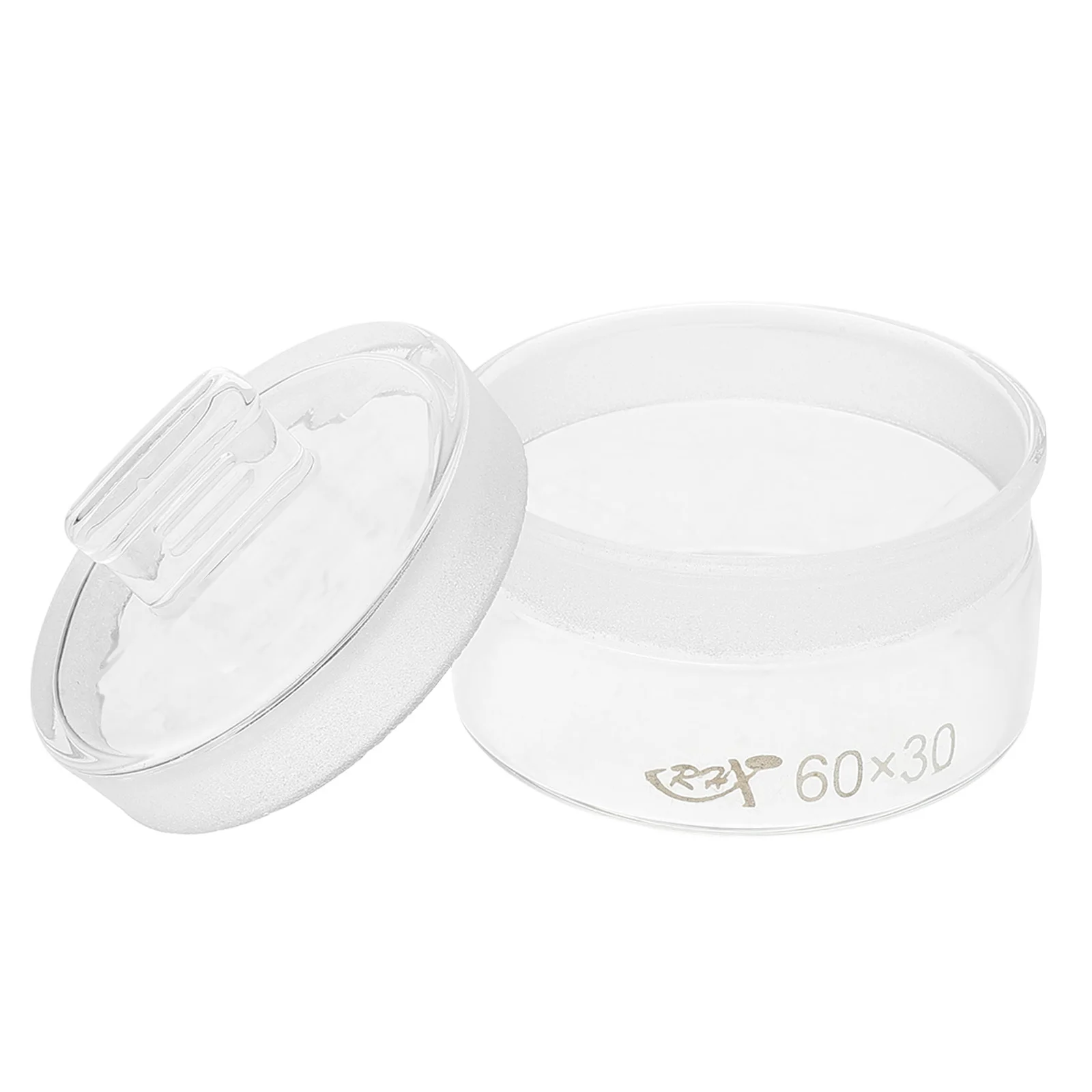 

60x30cm Transparent Sealing Glass Weighing Bottle for Scientific Research Precise Measurement Lab Chemistry Storage Borosilicate