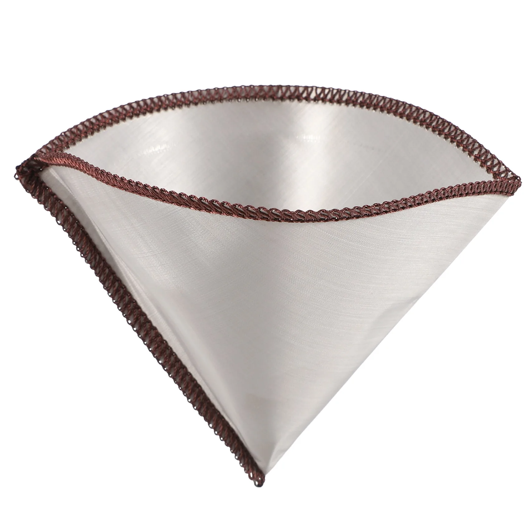 A64Z Reusable Pour Over Coffee Filter Mesh Paperless Coffee Filter Stainless Steel Cone Filter 3 To 4 Cup Coffee Drip Filter