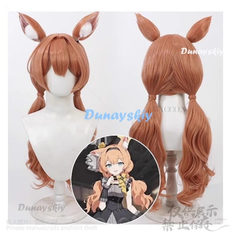 Anime gra niebieskie archiwum Cosplay Iochi Mari kostium sukienka Lolita Furry Cos peruki Earwear na Halloween boże narodzenie dziewczyny dostosowane