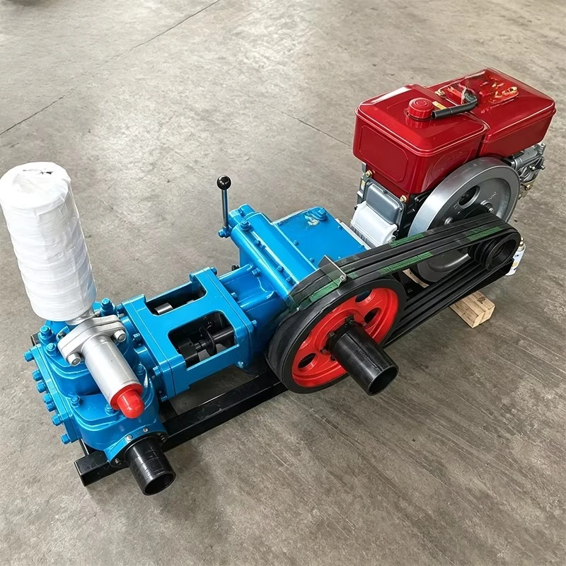 BW Series BW200 Mud Pump Horizontal High Flow Mud Circulation Pump for Water Well Drilling Mining Exploration