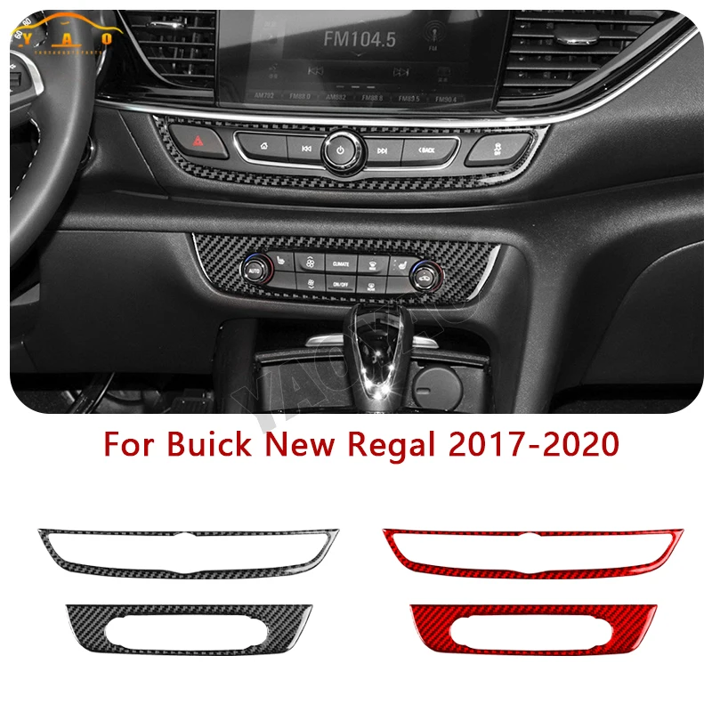 

Carbon Fiber For Buick Regal 2017-2020 Central Control Air Outlet Vent Frame Cover Car Interior Trim Accessories