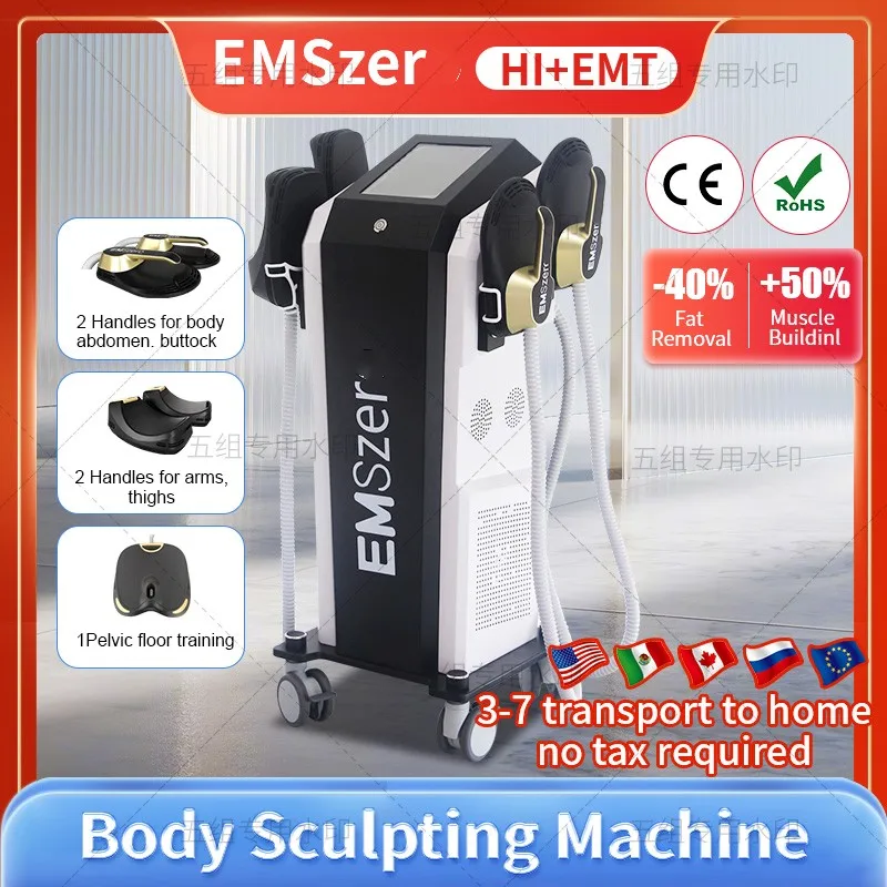 EMSzero 15Tesla 6500w NEO Body Slimming Nova Fat Burning Muscle EMS Sculpting Electromagnetic Stimulate Pro Machine