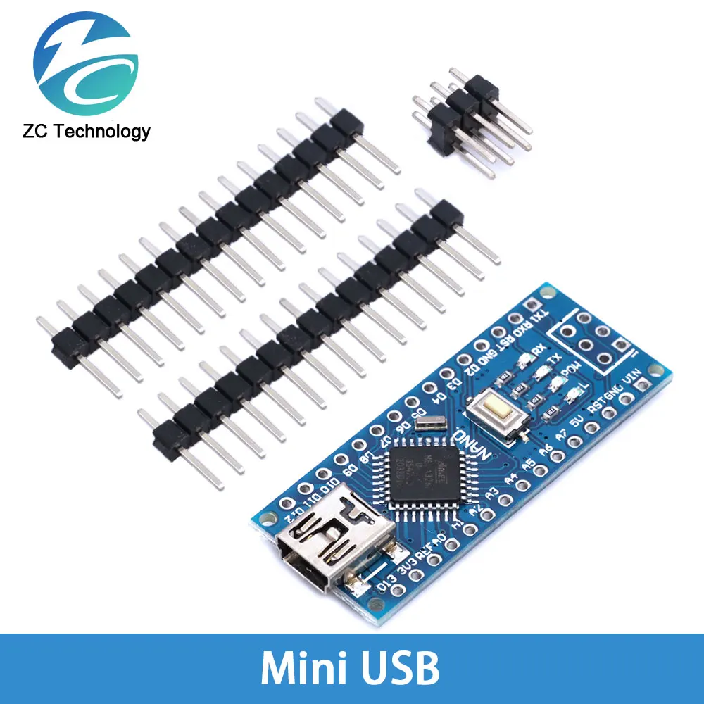 Mini / Type-C / Micro USB Nano 3.0 With the Bootloader Compatible Nano Controller for Arduino CH340 USB Driver 16Mhz ATMEGA328P