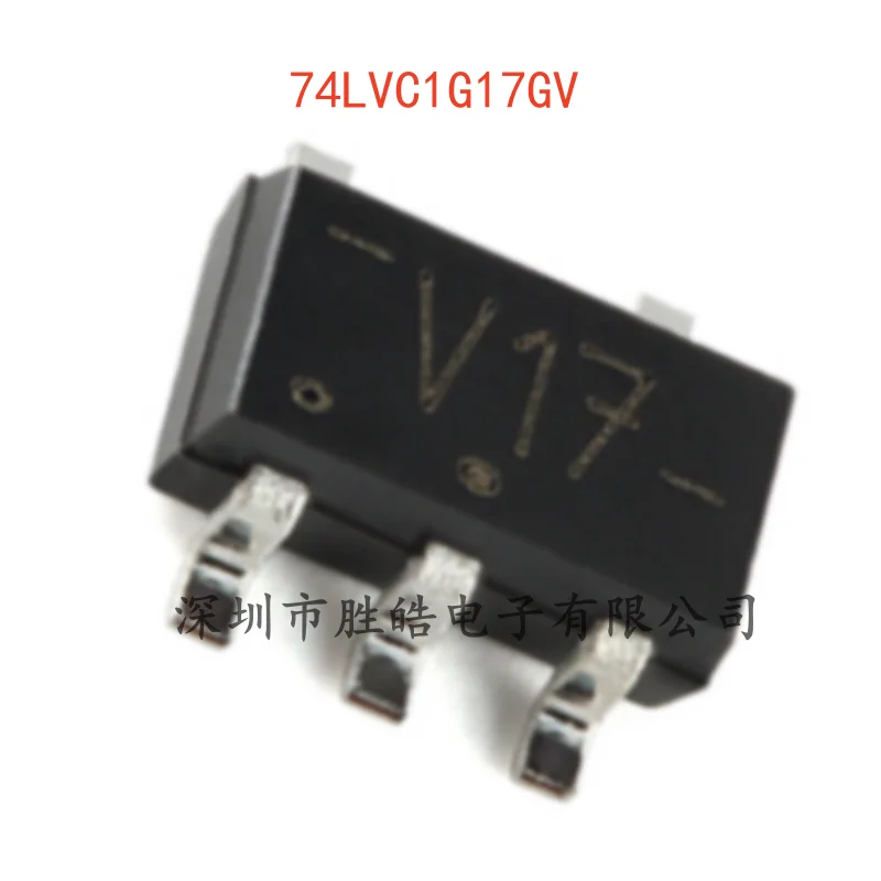 

(20PCS) NEW 74LVC1G17GV , 125 Single Schmitt Trigger Buffer SOT-753 74LVC1G17GV Integrated Circuit