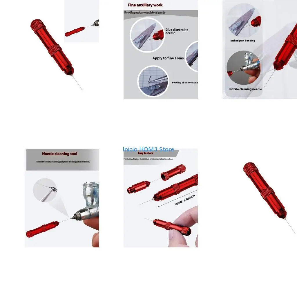 A5YD Professional Nozzle Cleaning Tool Adhesive Dispenser Accessory For Miniature Part With Durability Metal Cleaning Pin